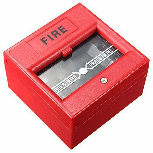 Bouton de Sécurité Filaire avec Bris de Verre pour Alarme Incendie d'Urgence