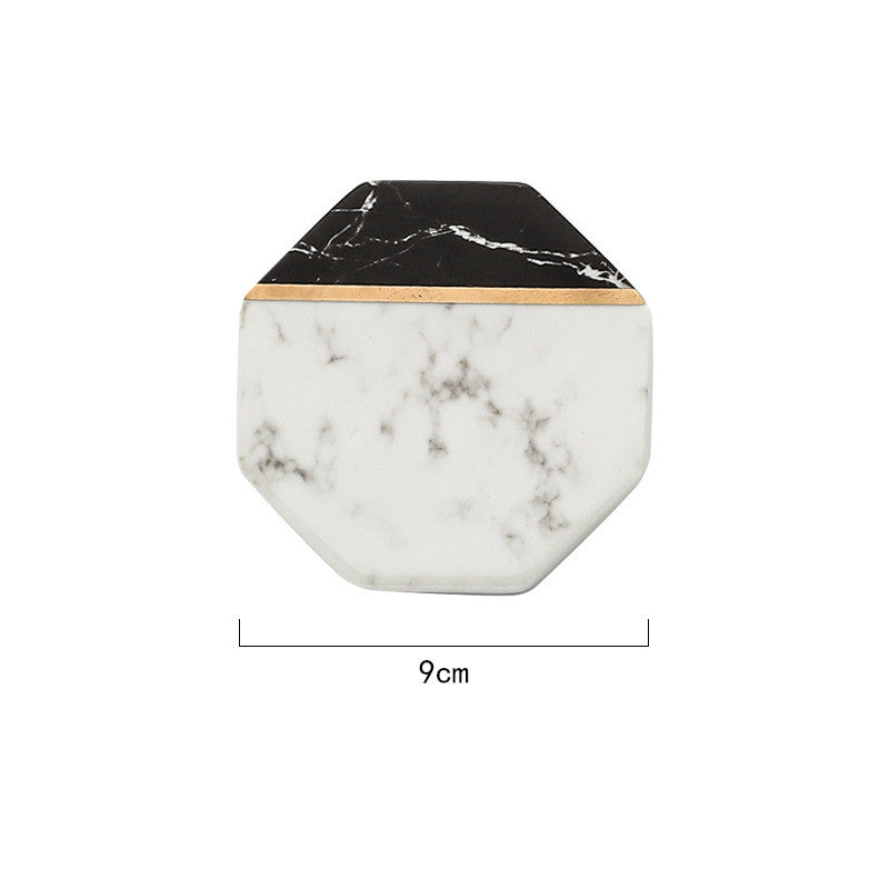 Sous-verre Marbré Phnom Penh Nordique Créatif en Céramique