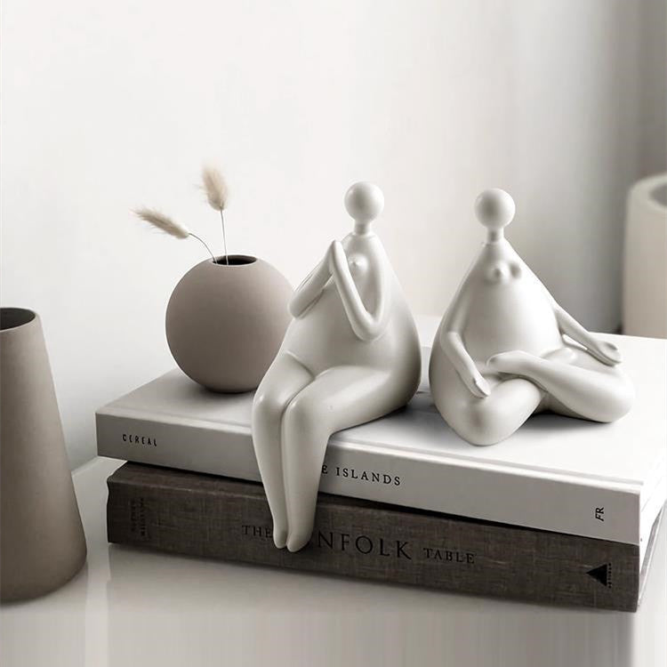 Ornements artisanaux en céramique pour décoration intérieure élégante et raffinée