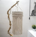 Abat-jour non tissé en coton 100% europ blanc 26×50 cm twill sans branches corde - IVOIRART.COM