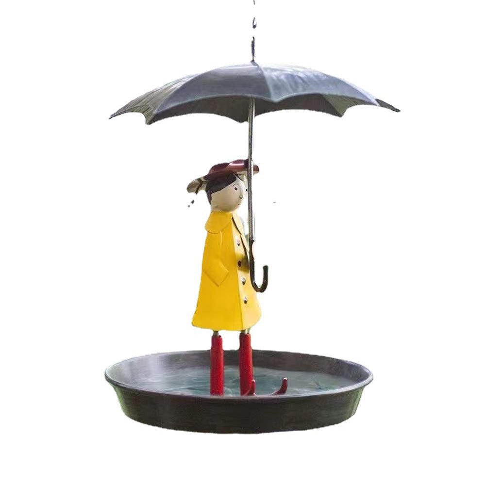 Abri - oiseau parapluie pour fille - mangeoire d'extérieur décorative et pratique - IVOIRART.COM