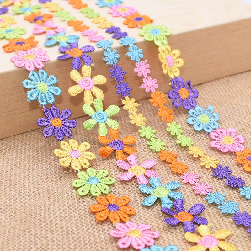 Accessoires de Mode en Dentelle Colorée Polyvalents pour Vêtements Élégants - IVOIRART.COM