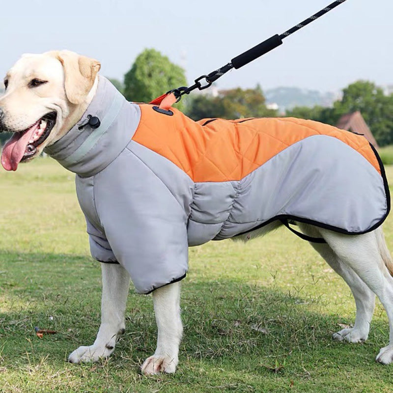 Nouveau Manteau d'Hiver Imperméable pour Chiens Moyens Grands, Veste Épaissie, Veste Labrador Personnalisée Chauffante