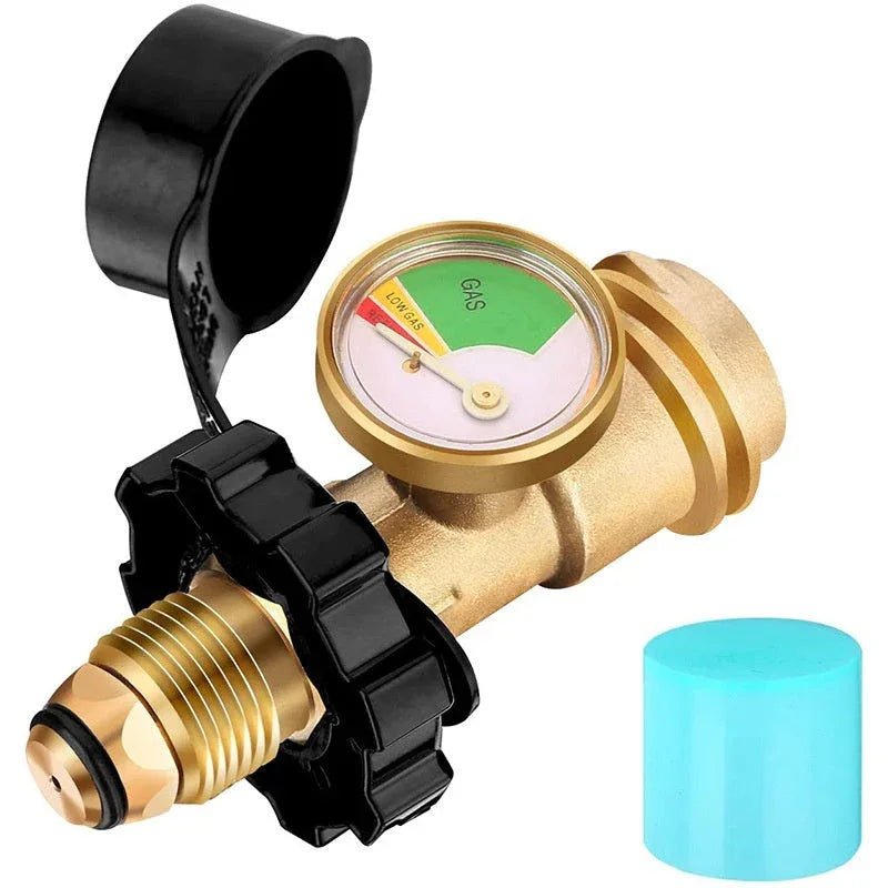 Adaptateur Américain QCC avec Manomètre pour Bouteille de Gaz – Connecteur POL à QCC1 - IVOIRART.COM