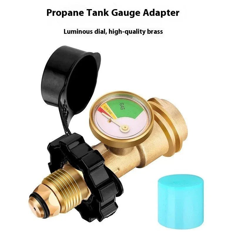 Adaptateur Américain QCC avec Manomètre pour Bouteille de Gaz – Connecteur POL à QCC1 - IVOIRART.COM