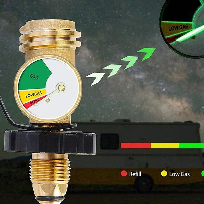 Adaptateur Américain QCC avec Manomètre pour Bouteille de Gaz – Connecteur POL à QCC1 - IVOIRART.COM