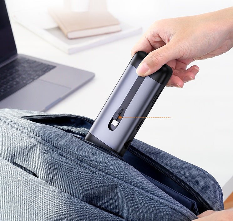 Adaptateur Convertisseur d'Extension de Station d'Accueil USB 5 en 1 et 9 en 1 - IVOIRART.COM