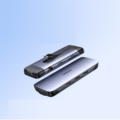 Adaptateur Convertisseur d'Extension de Station d'Accueil USB 5 en 1 et 9 en 1 - IVOIRART.COM