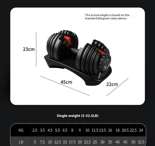 Adjustable 15 Gear Men's Dumbbell Adjustable - IVOIRART.COM