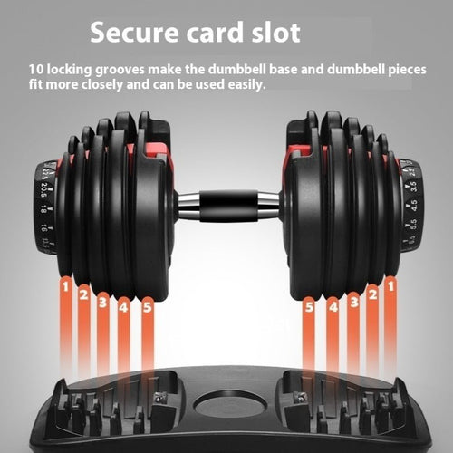 Adjustable 15 Gear Men's Dumbbell Adjustable - IVOIRART.COM