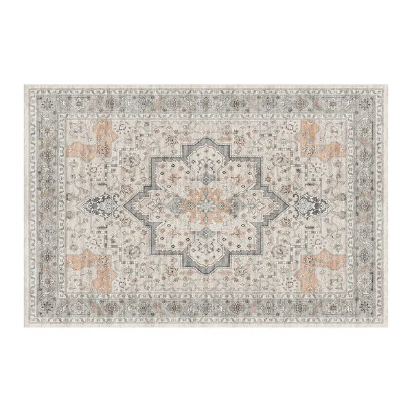 Tapis de porte bohème vintage aquarelle - Tapis doux antidérapant, résistant aux taches, lavable pour l'entrée, la cuisine, le salon, la buanderie et la salle de bain, décoration de sol absorbante 60x84 pouces