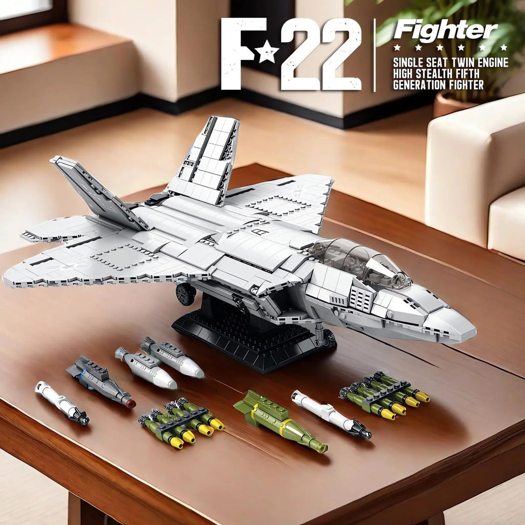 Aerospace Military Aircraft Children's Educational Assembly Building Blocks Toy - IVOIRART.COM
