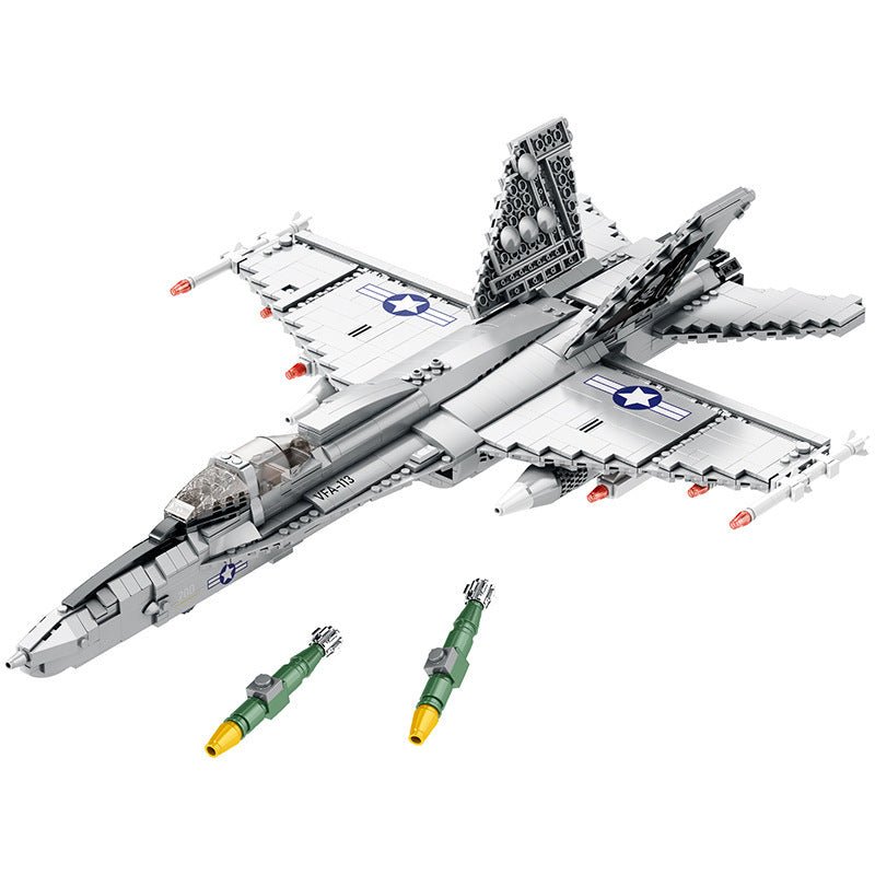 Aerospace Military Aircraft Children's Educational Assembly Building Blocks Toy - IVOIRART.COM