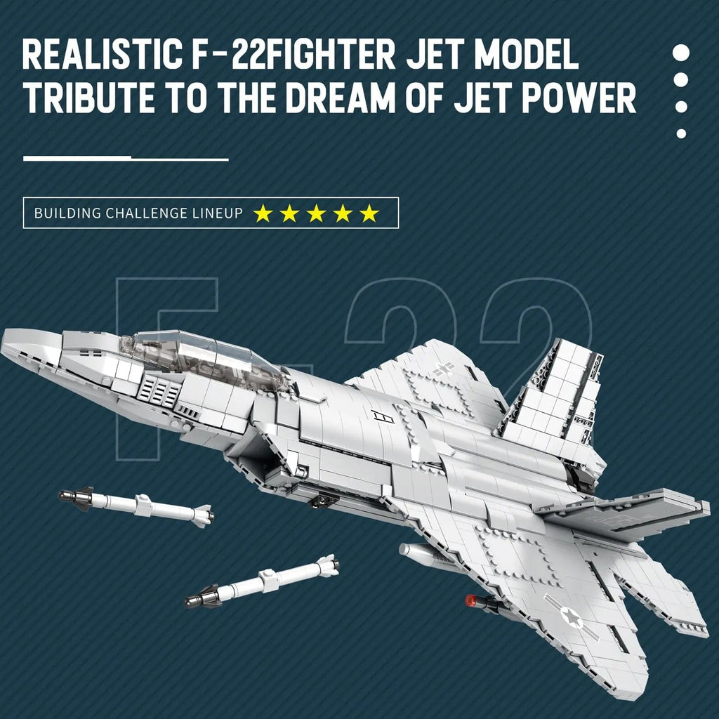 Aerospace Military Aircraft Children's Educational Assembly Building Blocks Toy - IVOIRART.COM