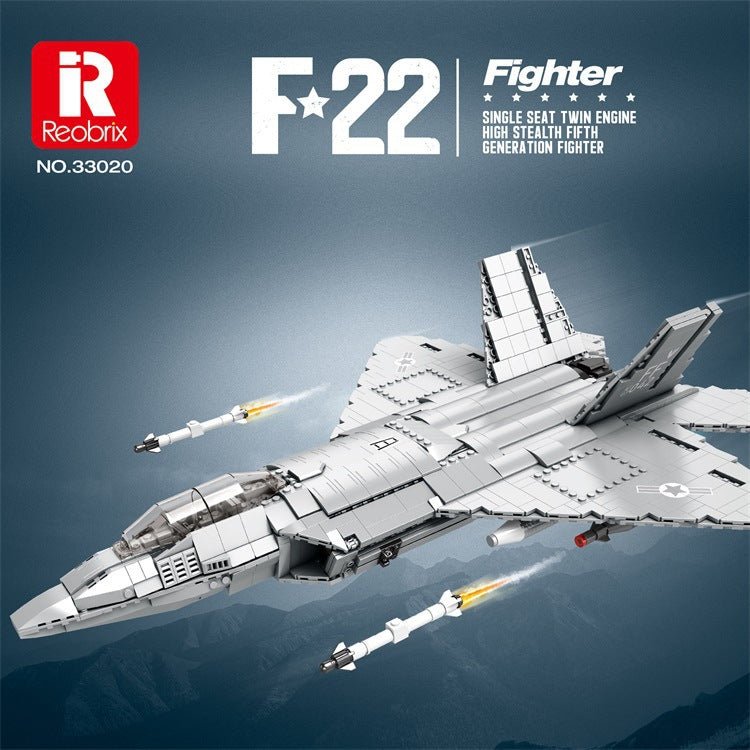 Aerospace Military Aircraft Children's Educational Assembly Building Blocks Toy - IVOIRART.COM