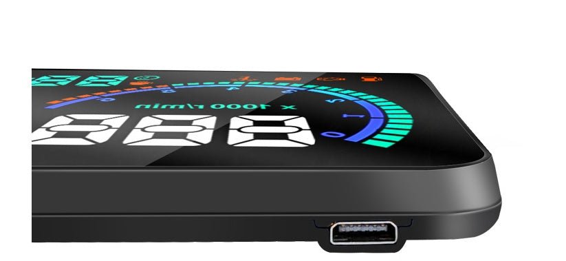 Affichage tête haute i9 nouveau modèle avec écran LED aviation 5,5 pouces pour voiture - IVOIRART.COM