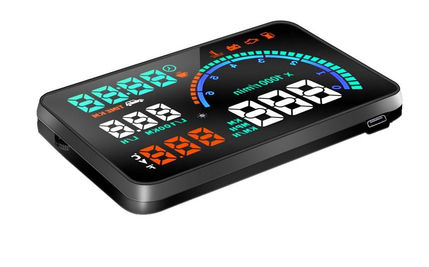 Affichage tête haute i9 nouveau modèle avec écran LED aviation 5,5 pouces pour voiture - IVOIRART.COM