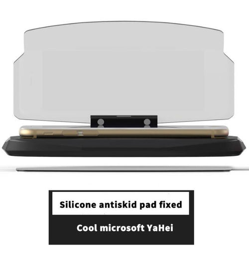Affichage Tête Haute Smartphone pour Navigation Automobile avec Fixation 3M - IVOIRART.COM