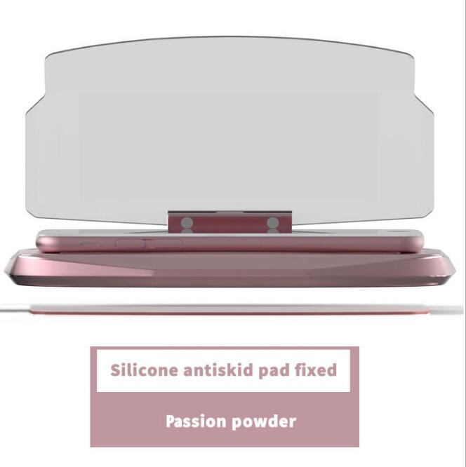 Affichage Tête Haute Smartphone pour Navigation Automobile avec Fixation 3M - IVOIRART.COM