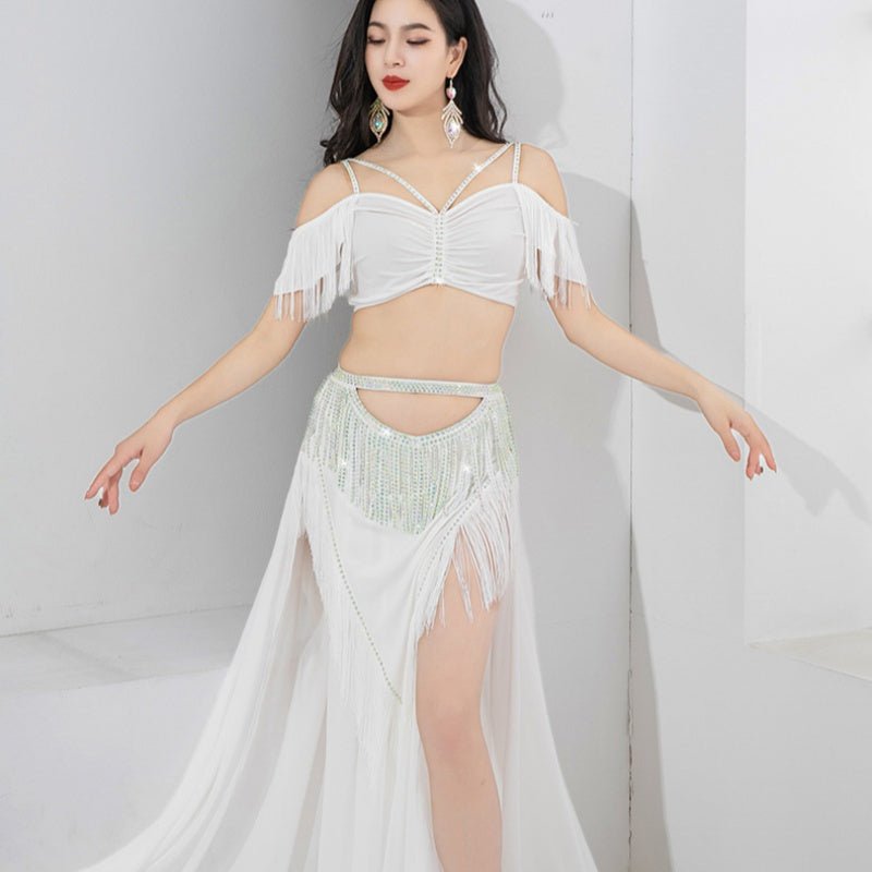 Affordable Luxury Belly Dance Practice Outfit High-waisted - IVOIRART.COM