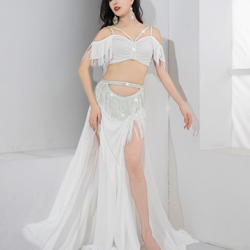 Affordable Luxury Belly Dance Practice Outfit High-waisted - IVOIRART.COM