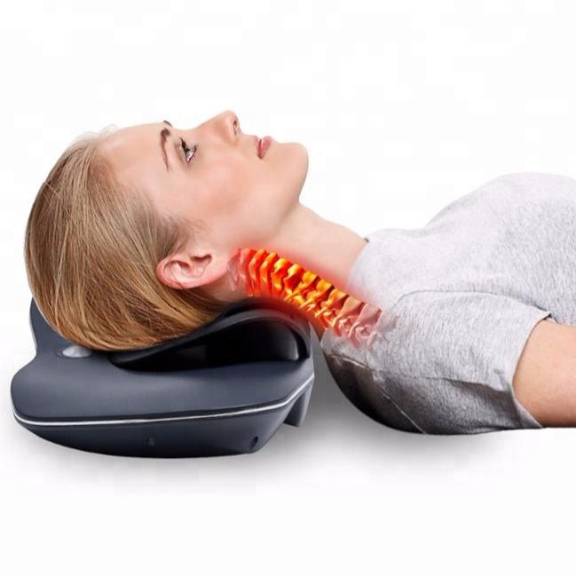 Air Soft Brace Headache Neck Shoulder Back Waist Massager Pain Cervical Traction Device Waist Neck Traction Tool - IVOIRART.COM