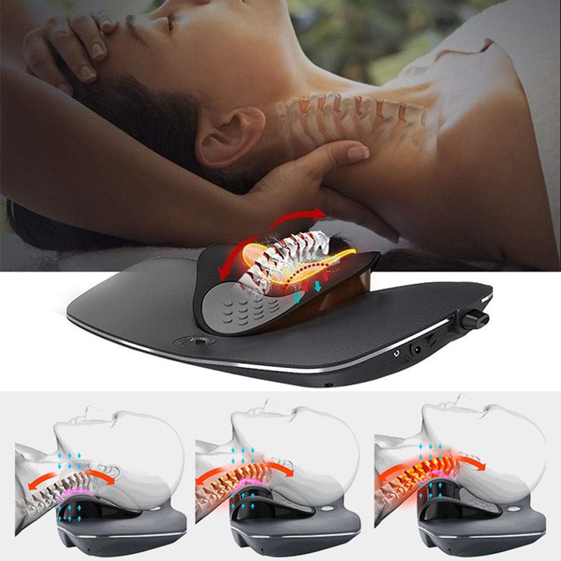 Air Soft Brace Headache Neck Shoulder Back Waist Massager Pain Cervical Traction Device Waist Neck Traction Tool - IVOIRART.COM
