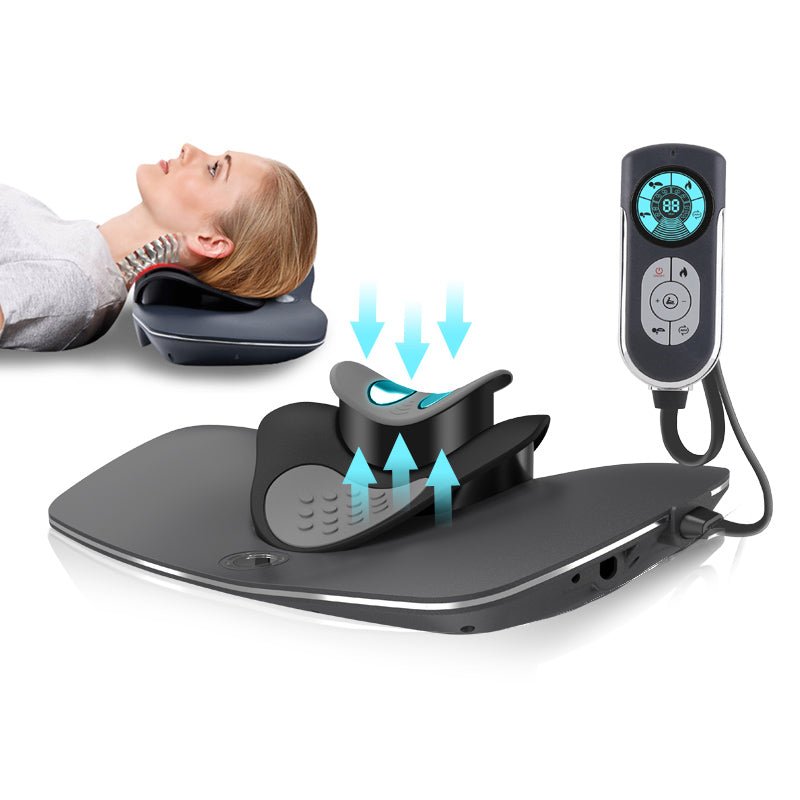 Air Soft Brace Headache Neck Shoulder Back Waist Massager Pain Cervical Traction Device Waist Neck Traction Tool - IVOIRART.COM