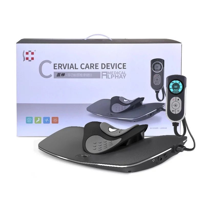 Air Soft Brace Headache Neck Shoulder Back Waist Massager Pain Cervical Traction Device Waist Neck Traction Tool - IVOIRART.COM