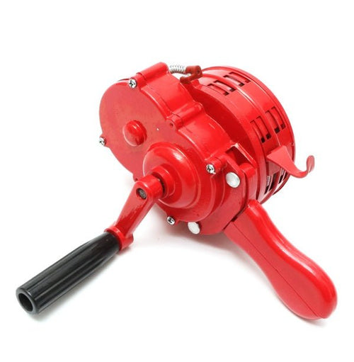 Alarme d'Alerte Aérienne Manuelle Puissante en Alliage d'Aluminium Rouge - IVOIRART.COM