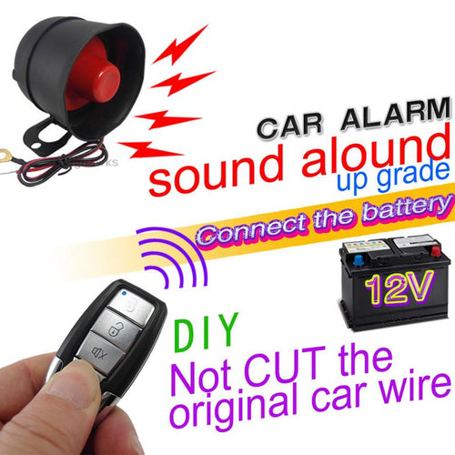 Alarme de voiture tactile anti-rayures silencieuse avec télécommandes intégrées - IVOIRART.COM