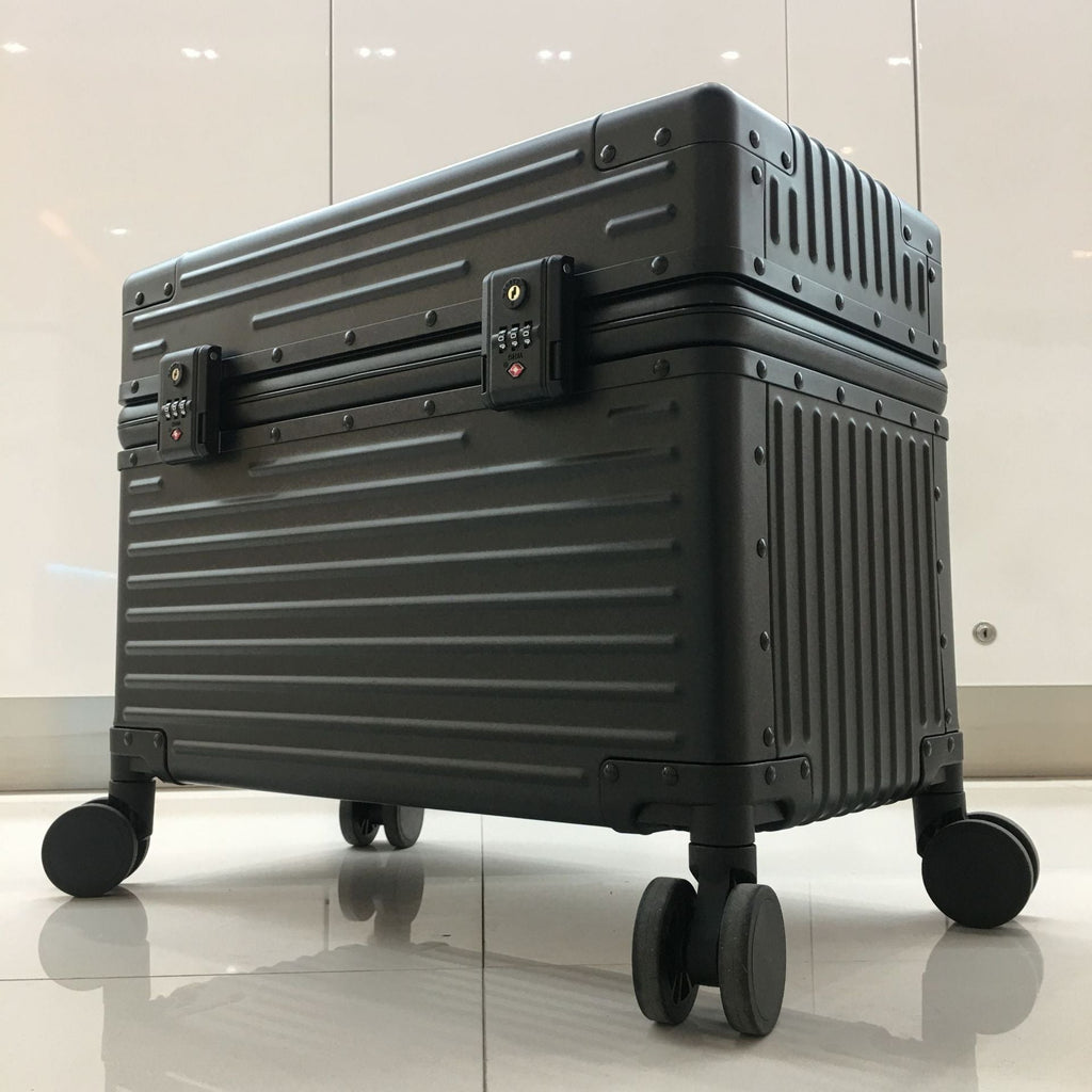All-aluminum Luggage Travel Photography Trolley Case - IVOIRART.COM