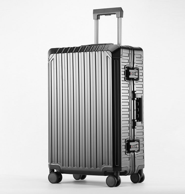 All-aluminum Magnesium Alloy Trolley Case Business Luggage - IVOIRART.COM
