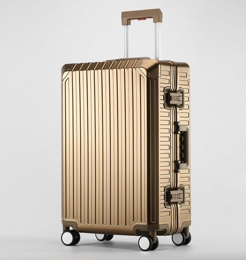All-aluminum Magnesium Alloy Trolley Case Business Luggage - IVOIRART.COM