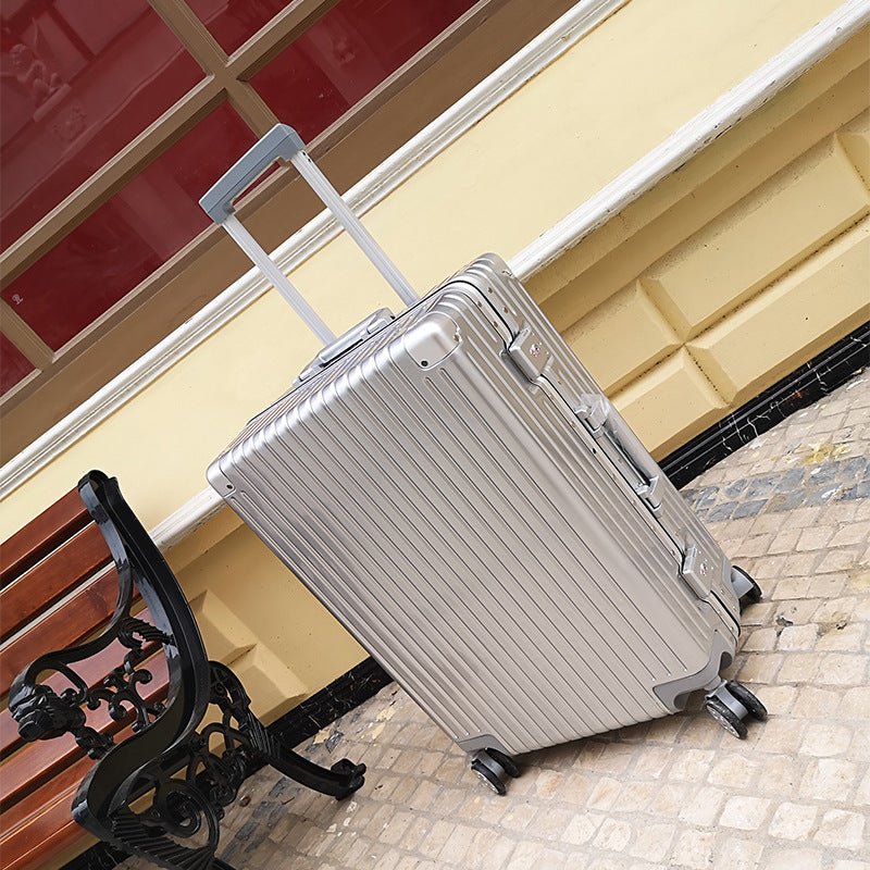 Aluminum Alloy Frame Suitcase, - IVOIRART.COM