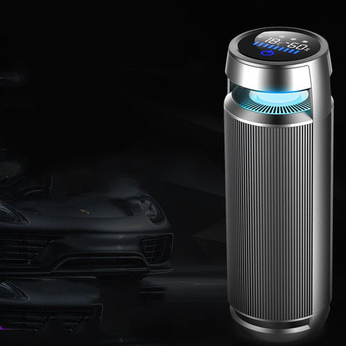 Aluminum alloy negative ion car air purifier - IVOIRART.COM