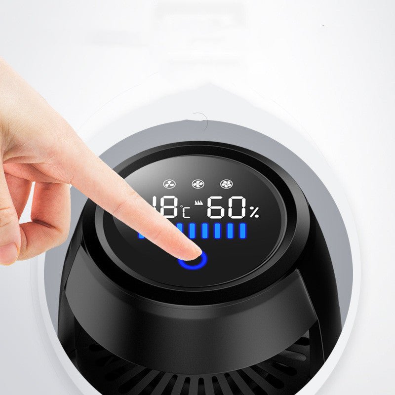 Aluminum alloy negative ion car air purifier - IVOIRART.COM