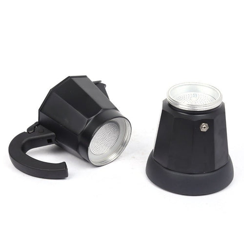 Aluminum Electric Heating Moka Pot Italian European Plug Coffee Making Machine - IVOIRART.COM
