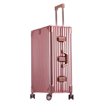 Aluminum Magnesium Alloy Luggage Large Capacity Trolley Case - IVOIRART.COM