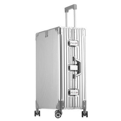 Aluminum Magnesium Alloy Luggage Large Capacity Trolley Case - IVOIRART.COM