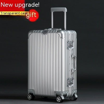Aluminum Magnesium Alloy Luggage Large Capacity Trolley Case - IVOIRART.COM