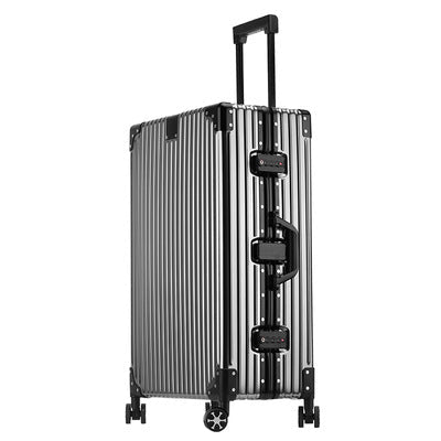 Aluminum Magnesium Alloy Luggage Large Capacity Trolley Case - IVOIRART.COM