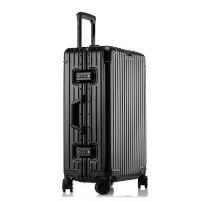 Aluminum Magnesium Alloy Luggage Large Capacity Trolley Case - IVOIRART.COM