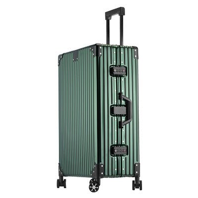 Aluminum Magnesium Alloy Luggage Large Capacity Trolley Case - IVOIRART.COM