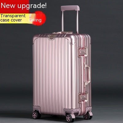 Aluminum Magnesium Alloy Luggage Large Capacity Trolley Case - IVOIRART.COM