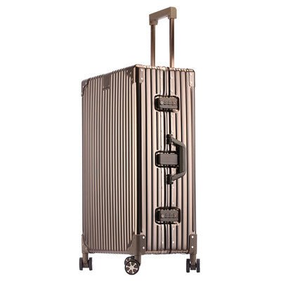 Aluminum Magnesium Alloy Luggage Large Capacity Trolley Case - IVOIRART.COM