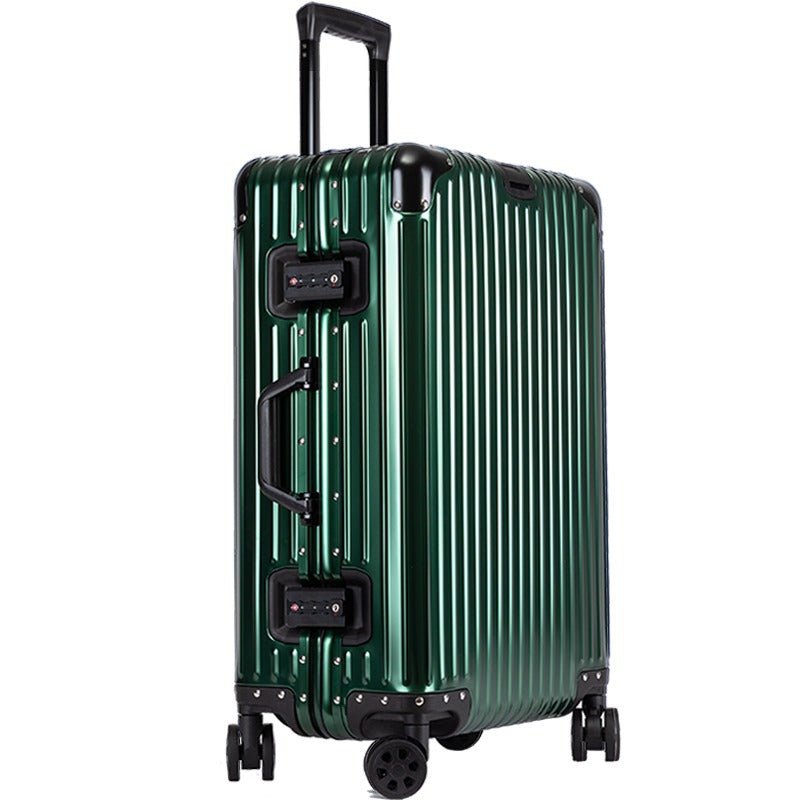 Aluminum Magnesium Alloy Luggage Large Capacity Trolley Case - IVOIRART.COM