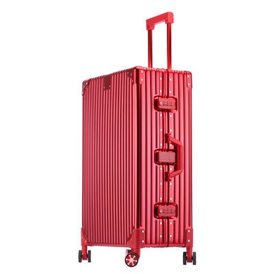 Aluminum Magnesium Alloy Luggage Large Capacity Trolley Case - IVOIRART.COM