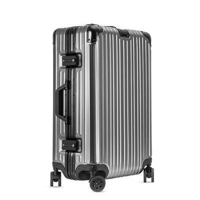 Aluminum Magnesium Alloy Luggage Large Capacity Trolley Case - IVOIRART.COM