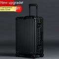 Aluminum Magnesium Alloy Luggage Large Capacity Trolley Case - IVOIRART.COM